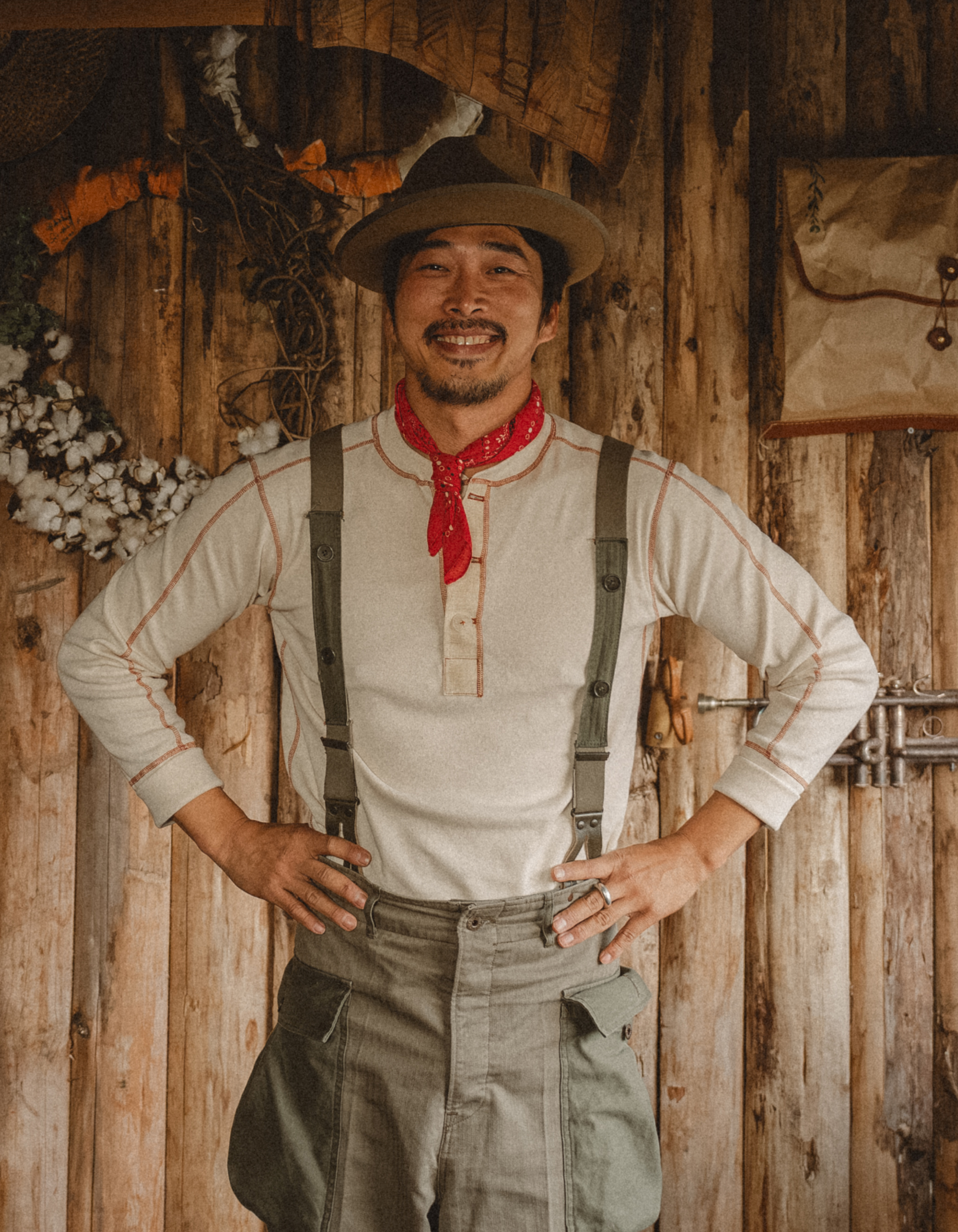 [더 농부 2025] 유기농 헨리넥니트 남성